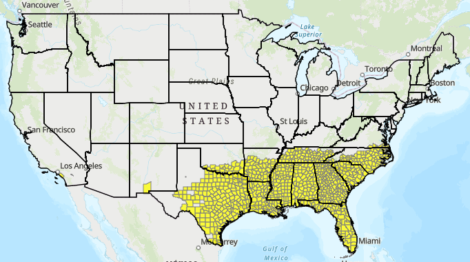IFA quarantine map